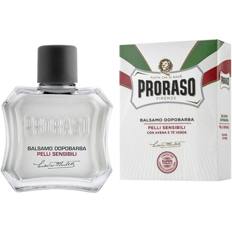 Proraso Афтършейв Балсам Sensitive Green Tea за Чувствителна Кожа 100 мл, eBag