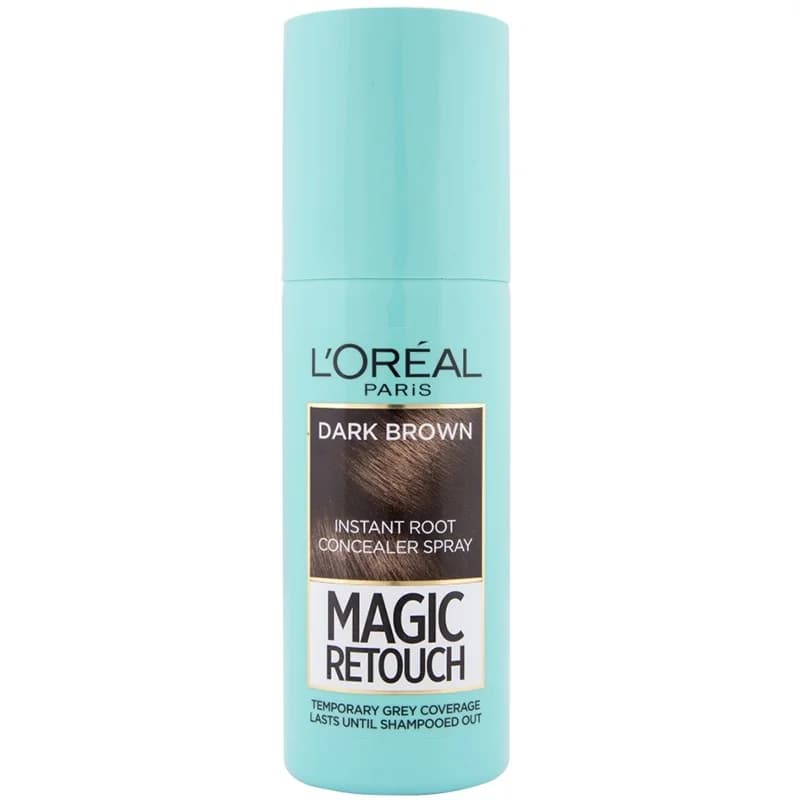 loreal Лореал Спрей за Прикриване на Бели Корени L'Oréal Magic Retouch 2 Тъмно Кафяв 75 мл, eBag