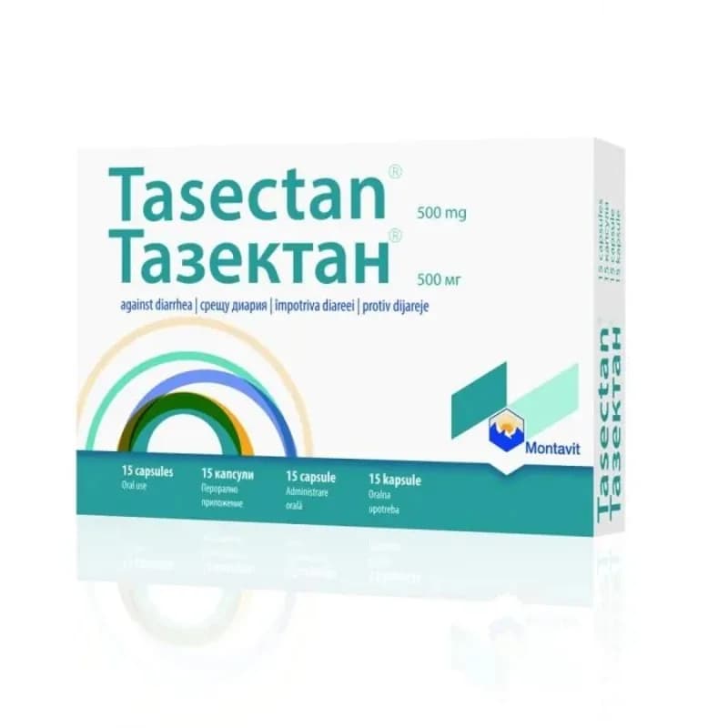 tasectan TASECTAN Тазектан Капсули При Диария 500мг Х15 Montavit 1 бр, cheap.bg