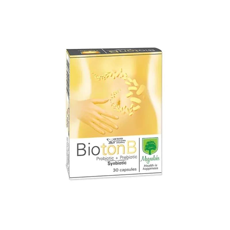 BIOTON B Синбиотик Капсули За Перфектен Баланс На Чревната Микрофлора Х30 Magnalabs 1 бр, eBag