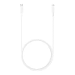 samsung SAMSUNG Кабел за трансфер на данни CABLE TYPE-C TO TYPE-C 5A 1.8M WHITE EP-DX510JWEGEU, Техномаркет