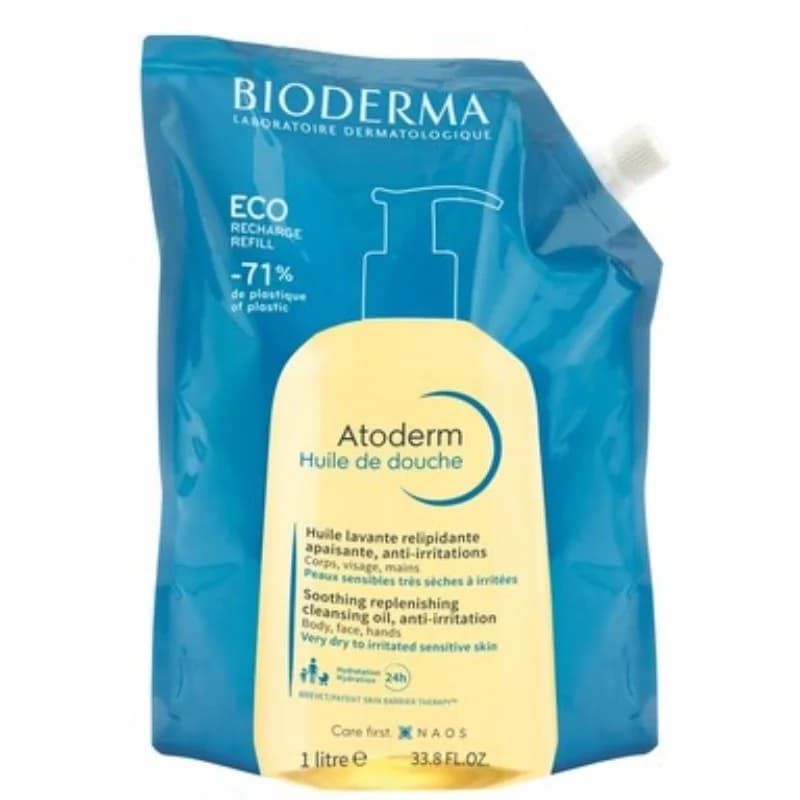 bioderma BIODERMA Atoderm Интензивно Подхранващо Душ Олио За Много Суха И Атопична Кожа Рефил 1л 1 бр, cheap.bg