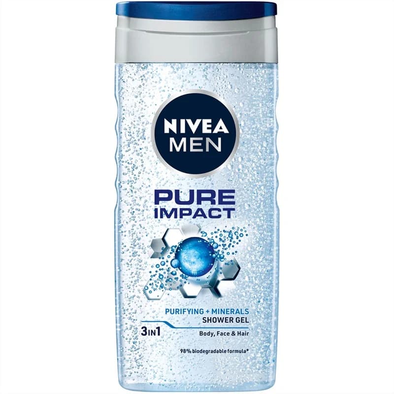 nivea Нивеа Душ Гел Pure Impact Мъжки 250 мл, cheap.bg