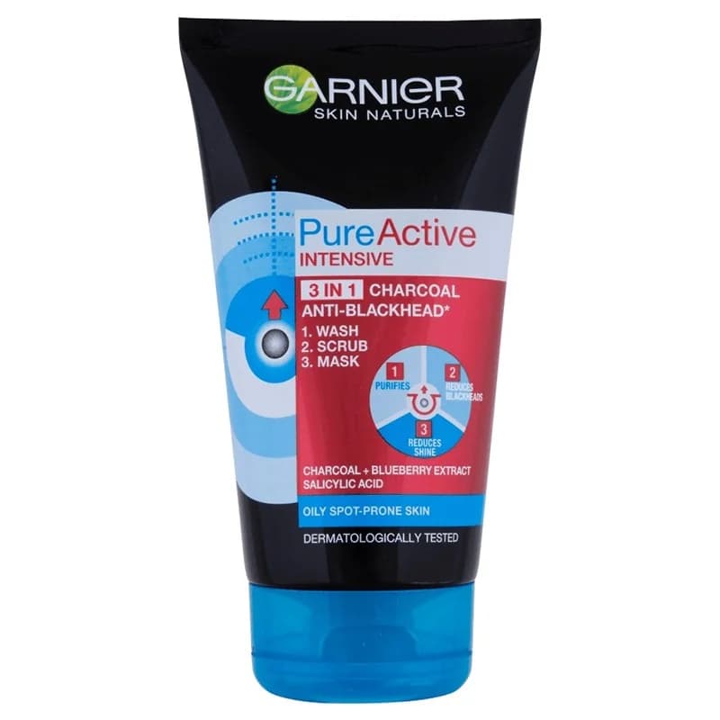 garnier Гарниер Почистващ Продукт PureActive 3в1 Intensive 150 мл, cheap.bg