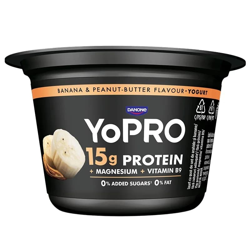 yopro ЙоПРО Протеинов Млечнокисел Продукт Danone Фъстъчено Масло и Банан 160 г, cheap.bg