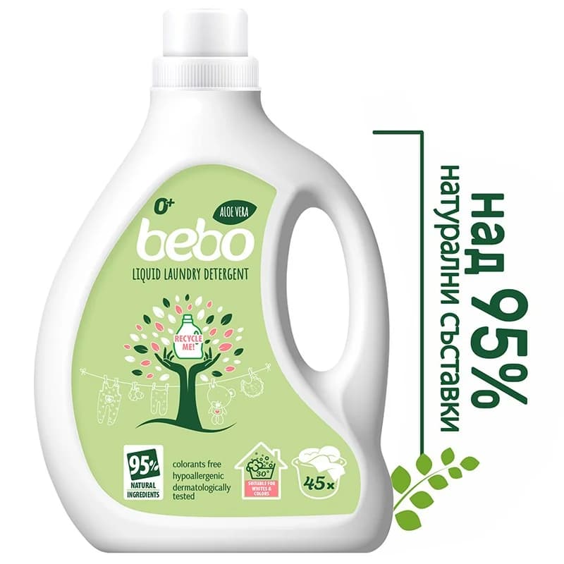 bebo Бебо Гел за Пране с Аромат Алое Вера 1,8л 45 пране, cheap.bg
