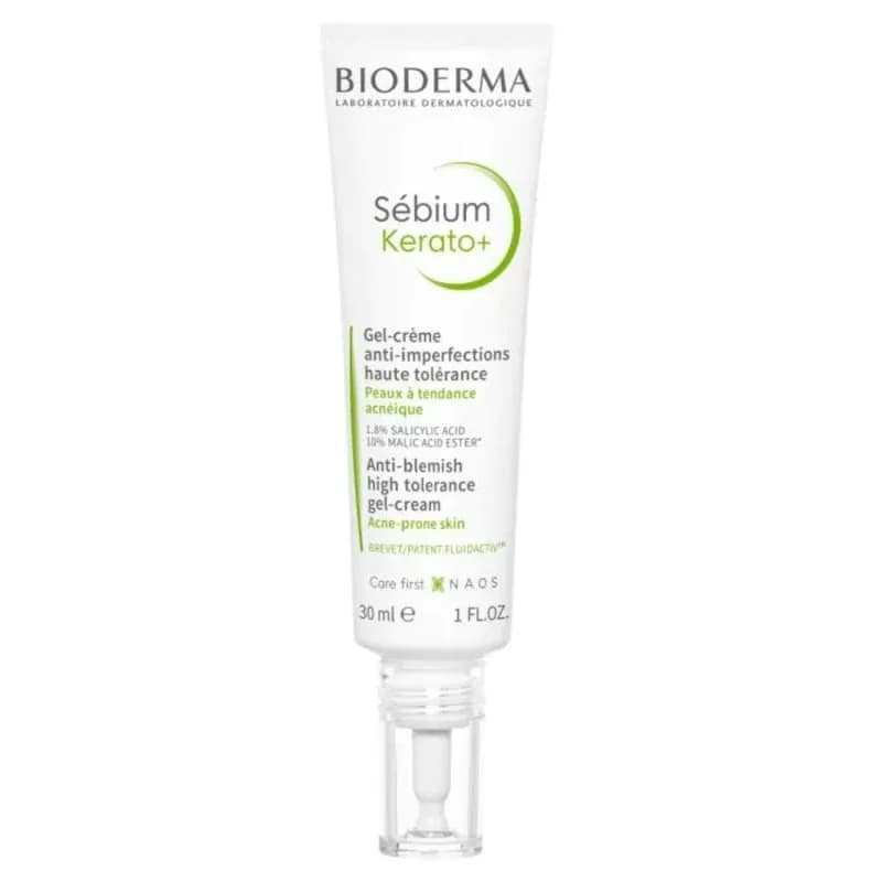 bioderma BIODERMA Sebium Kerato+ Гел-крем Против Несъвършенства С Висока Толераннтност За Акнеична Кожа 30мл 1 бр, cheap.bg