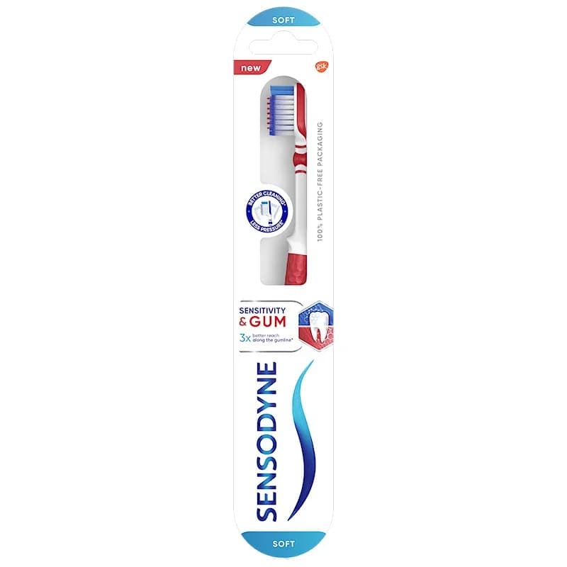 Сенсодин Четка за Зъби Sensodyne Sensitivity & Gum Soft 1 бр., eBag