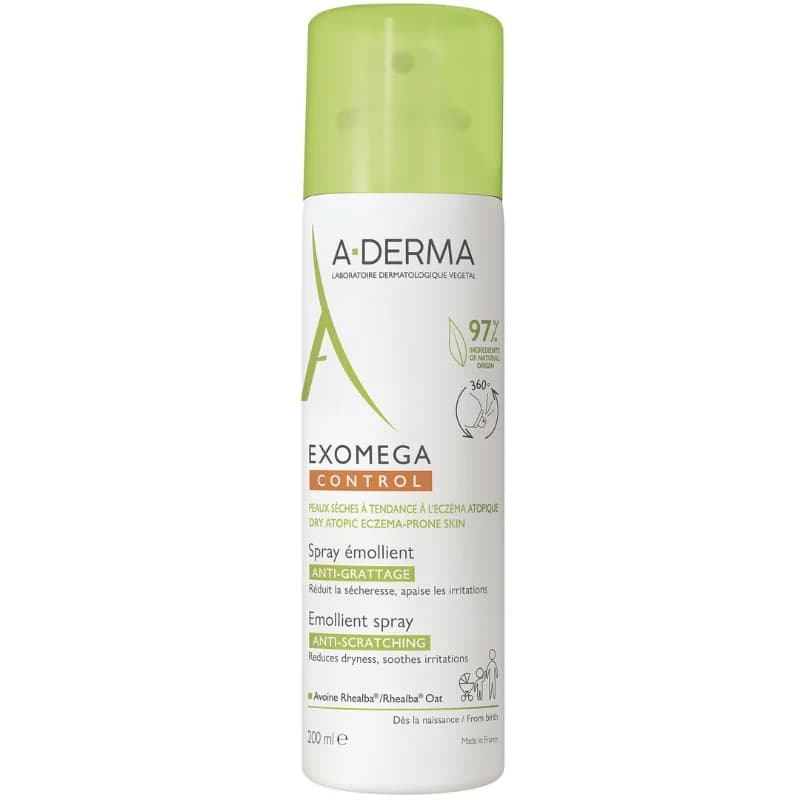 a derma A-DERMA Exomega Control Емолиентен Спрей 200ml 1 бр, cheap.bg