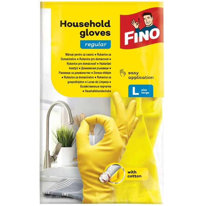 fino Фино Домакински Ръкавици Размер L 1 чифт, cheap.bg