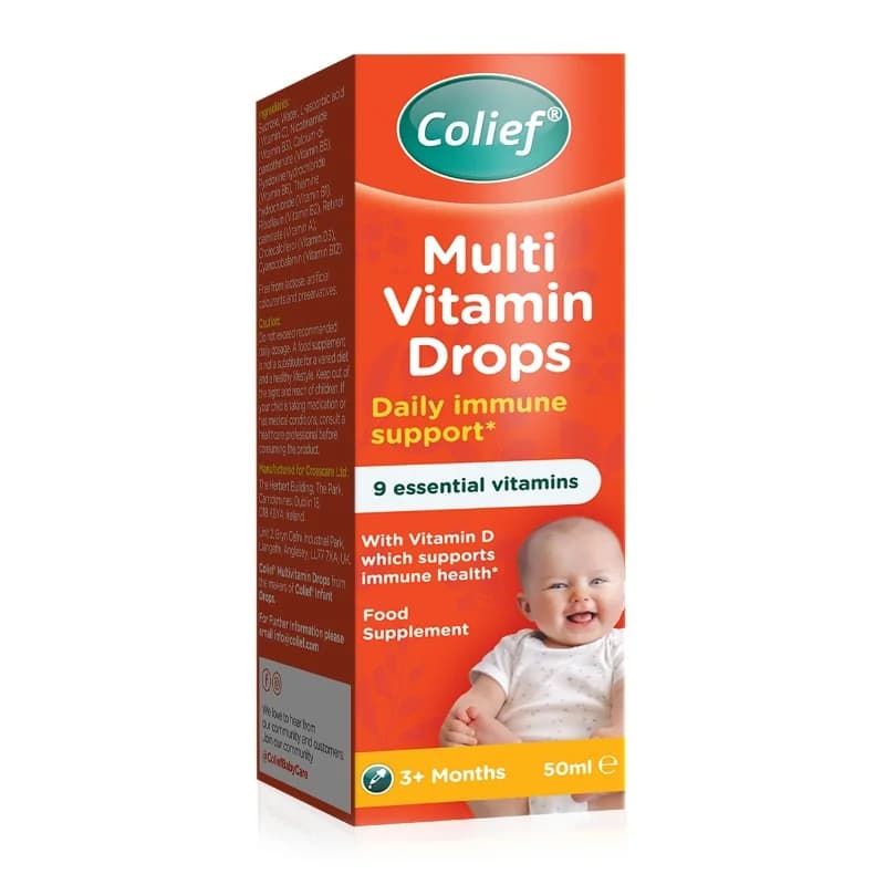 colief COLIEF Мултивитамини 3м+ Капки 50мл 1 бр, cheap.bg