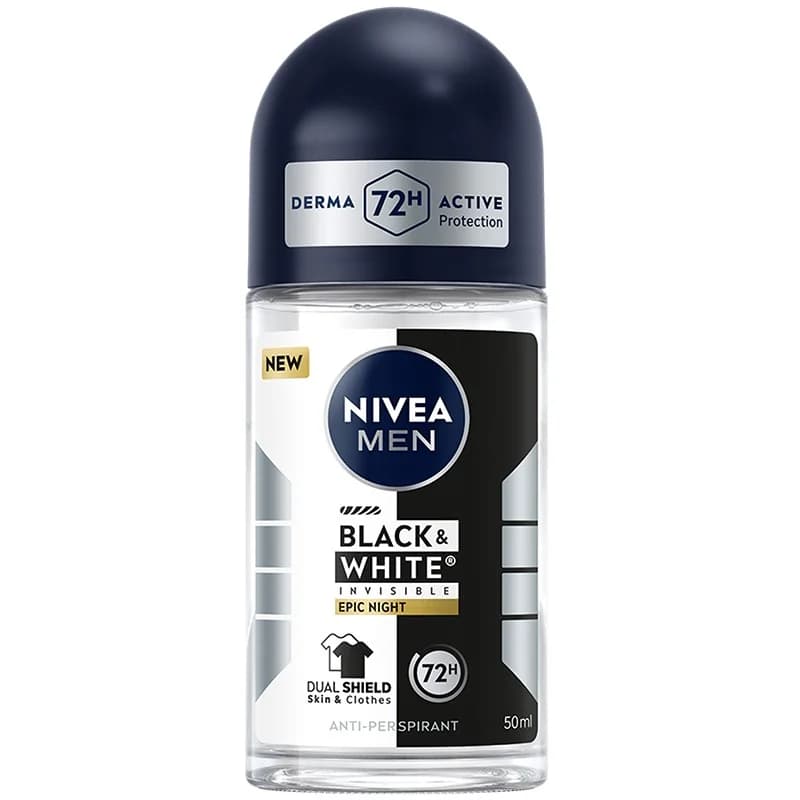 nivea Нивеа Део Рол Он Men Invisible on Black & White Epic Night 50 мл, cheap.bg