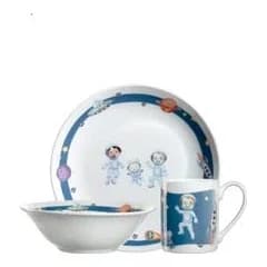 LEONARDO Сервиз за хранене 022799 BAMBINI AVVENTURA SPACE С-З ЗА ХРАНЕНЕ 3Ч, Техномаркет