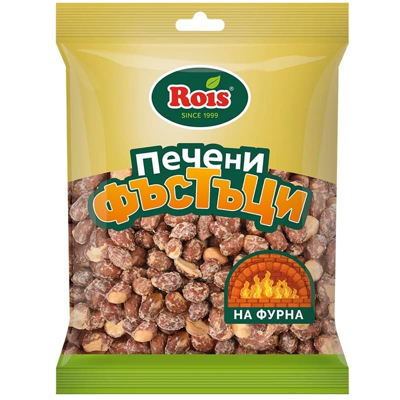 rois Rois Фъстъци Едри Печени 160 г, cheap.bg