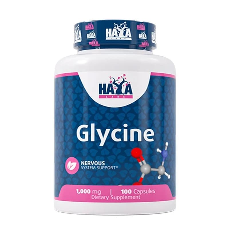 HAYA LABS Глицин 1000 Mg X100 Капсули 1 бр, eBag