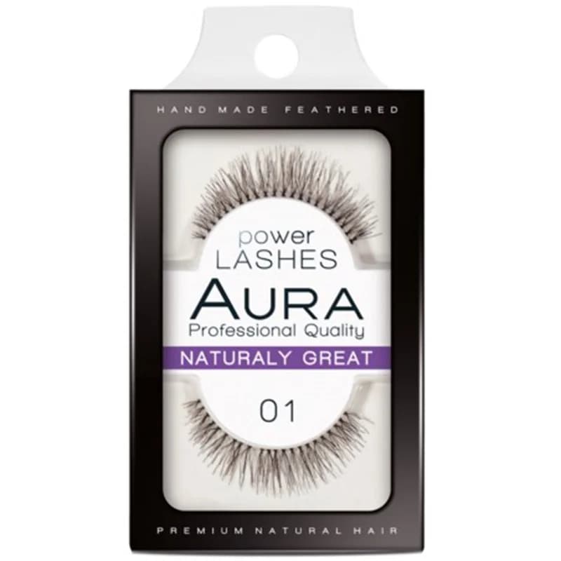 aura Aura Изкуствени Мигли 01 Naturaly Great 1 бр., cheap.bg