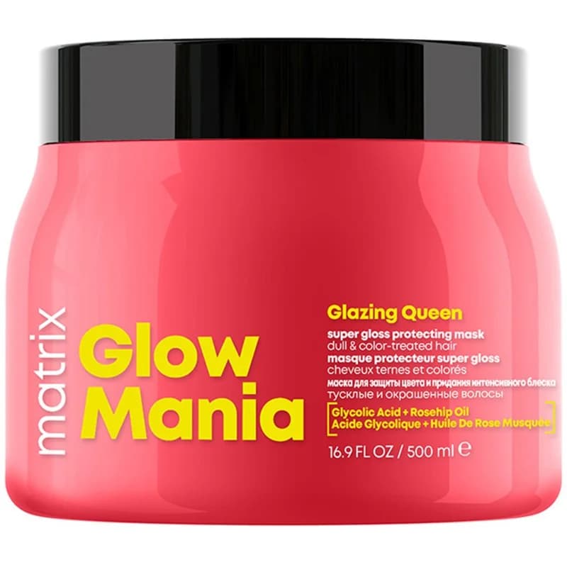 matrix Matrix Ламинираща Маска за Коса Glow Mania за Защита на Цвета и Блясък 500 мл, cheap.bg