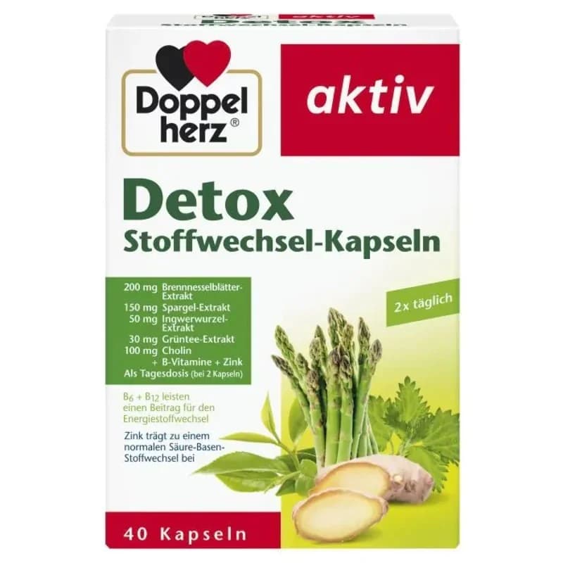 doppelherz DOPPELHERZ Active Детокс Комплекс Капсули Х40 1 бр, cheap.bg
