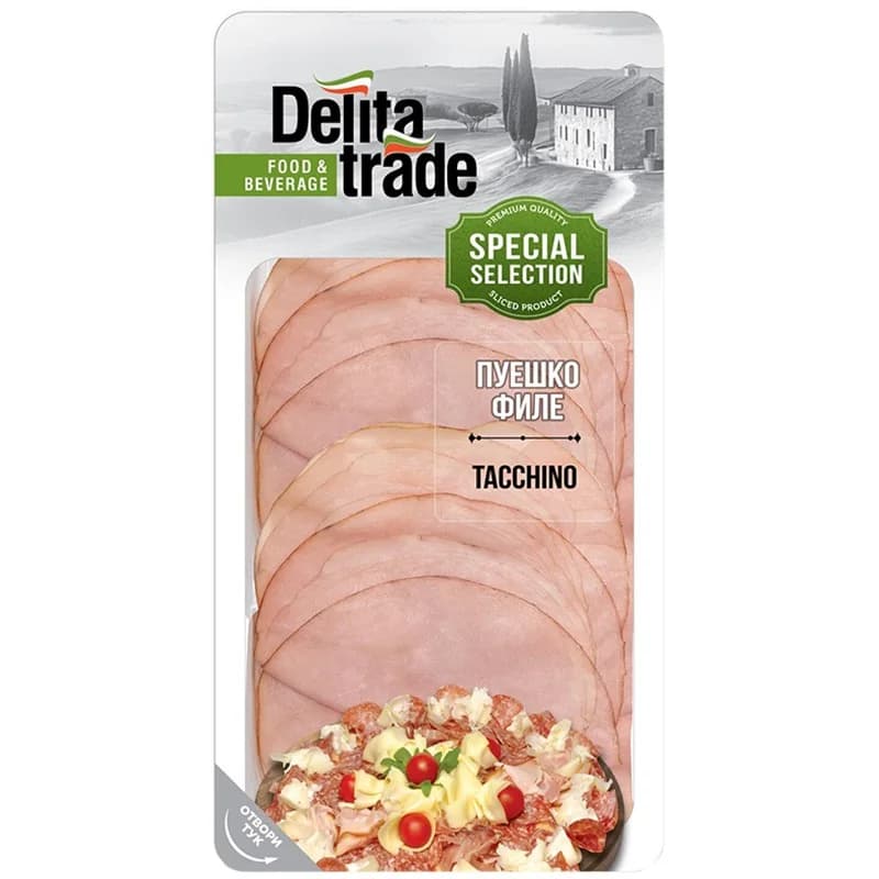 Делита трейд Пуешко Филе Delita Trade Слайс 120 г, eBag