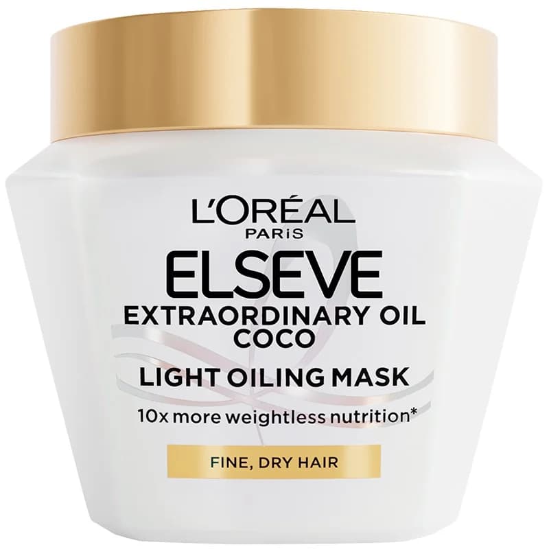 elsev Елсев Подхранваща Маска за Коса L'Oréal Elseve Extraordinary Oil Coco за Нормална към Суха Коса 300 мл, cheap.bg