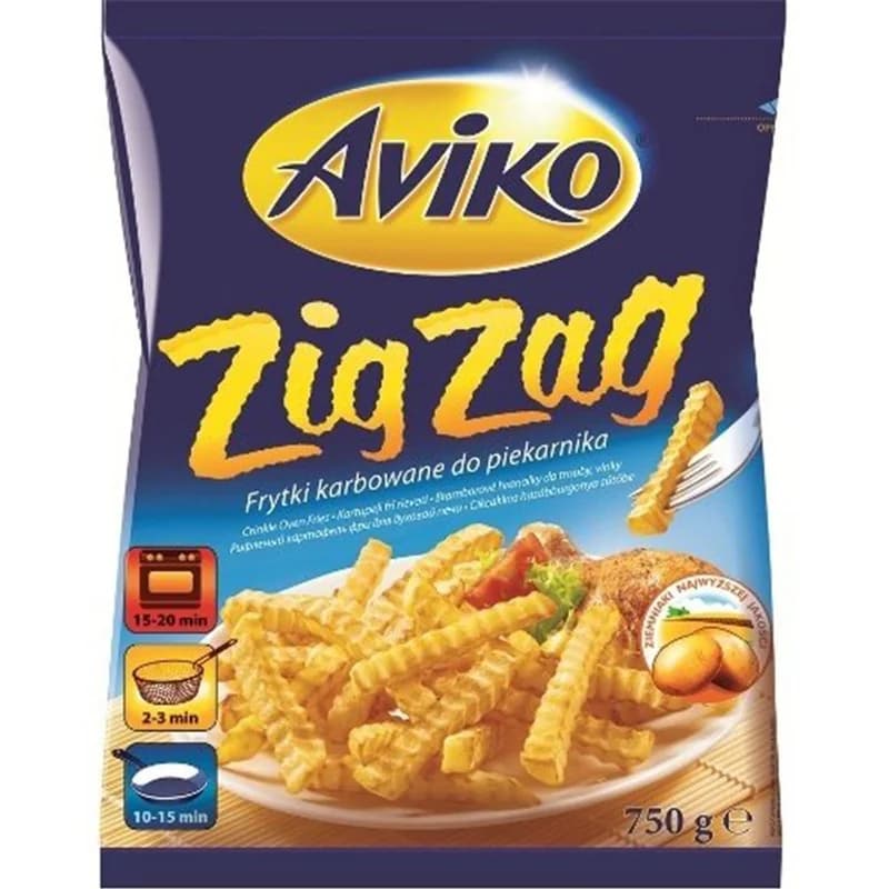 aviko Авико Картофи Zig Zag Бланширани Замразени 750 г, cheap.bg