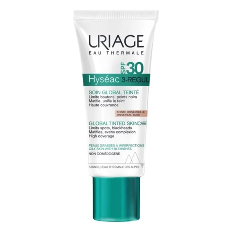 uriage URIAGE Hyseac 3-regul Spf 30 Цялостна Тонирана Грижа Срещу Несъвършенства 40мл 1 бр, cheap.bg