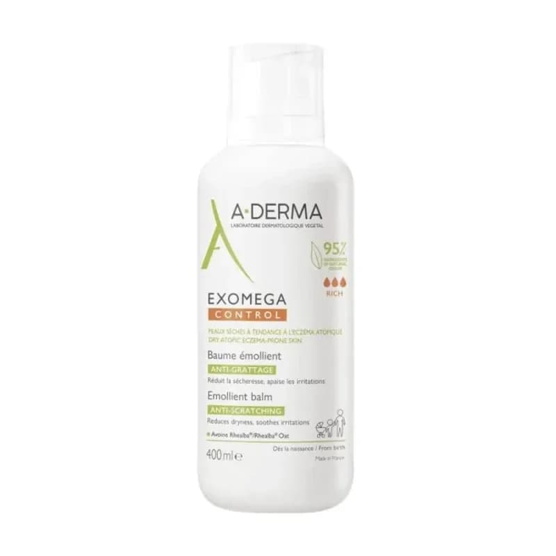 A-DERMA Exomega Control Емолиентен Балсам 400ml 1 бр., eBag