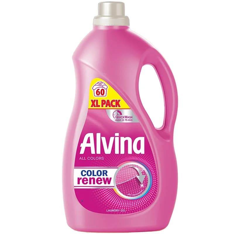 alvina Алвина Гел за Пране Color Renew за Цветни Тъкани 2,7л 60 пране, cheap.bg