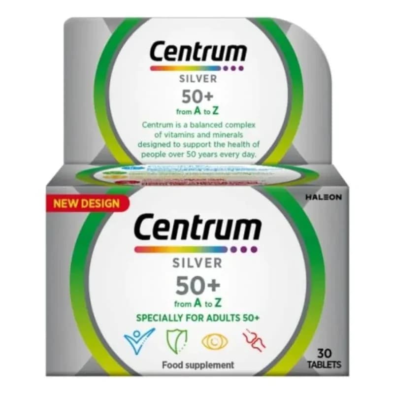 centrum CENTRUM Центрум Силвър 50+ Мултивитамини Таблетки Х 30 1 бр, cheap.bg