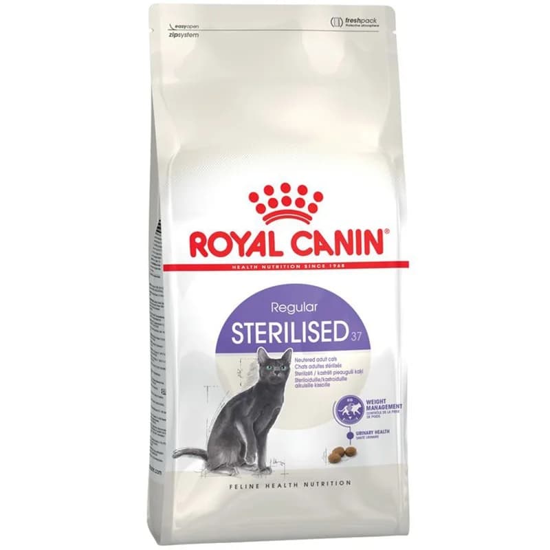 Роял Канин Храна за Котки Royal Canin Sterilised 37 за Кастрирани Котки Суха 400 г, eBag