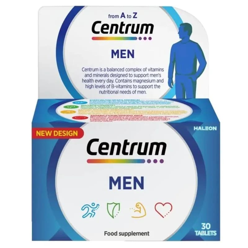 centrum CENTRUM Центрум Мултивитамини За Мъже Таблетки Х30 1 бр, cheap.bg
