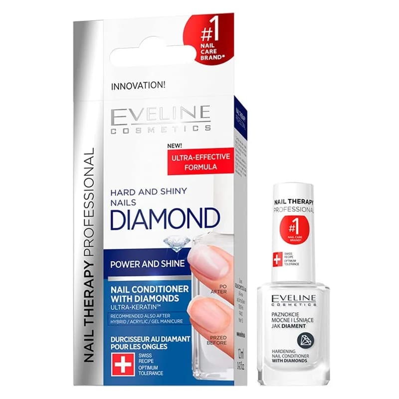 eveline Eveline Заздравител за Нокти Nails с Диаманти 12 мл, cheap.bg