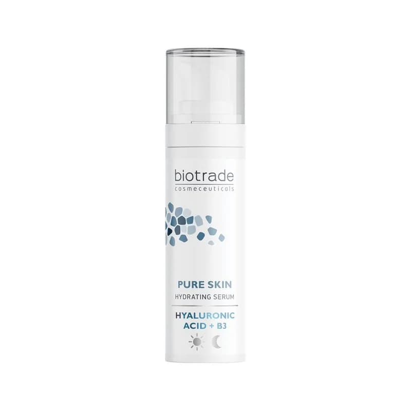 BIOTRADE Pure Skin Хидратиращ Серум Хиалуронова Киселина + B3 30 Мл 1 бр, eBag