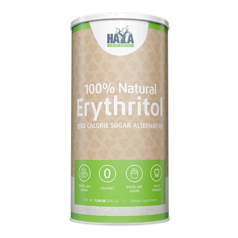 haya labs HAYA LABS Натурален Еритритол 500 G 1 бр, cheap.bg