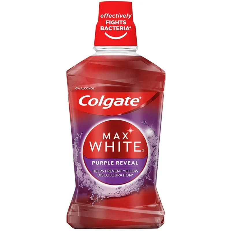 kolgeyt Колгейт Вода за Уста Colgate Max White Purple 500 мл, cheap.bg