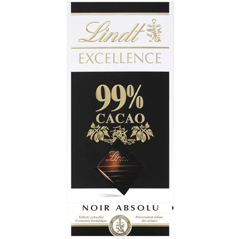 lind Линд Черен Шоколад Lindt Excellence 99% Какао 50 г, cheap.bg