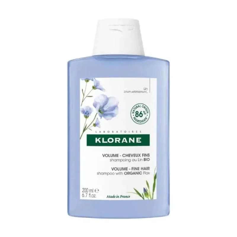 klorane KLORANE Flax Шампоан За Обем За Тънка И Фина Коса С Лен 200мл 1 бр, cheap.bg