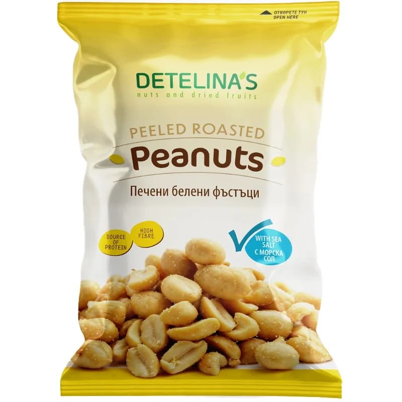 detelina Детелина Фъстъци Detelina's Белени Печени 160 г, cheap.bg