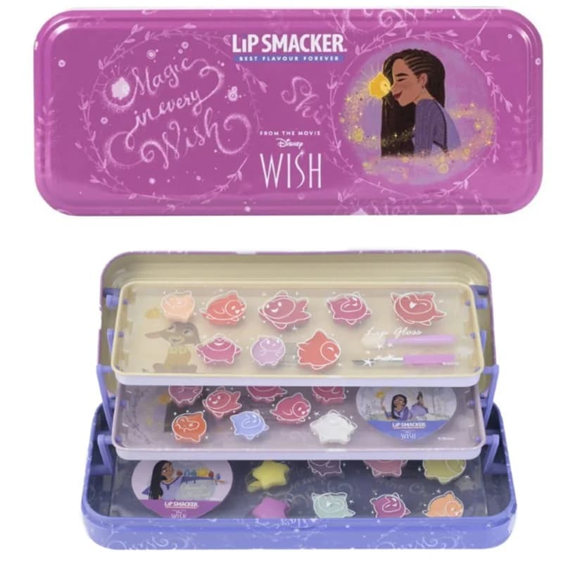 Lip Smacker Метална Кутия с Гримове Disney Wish 3 Нива 1 бр., eBag