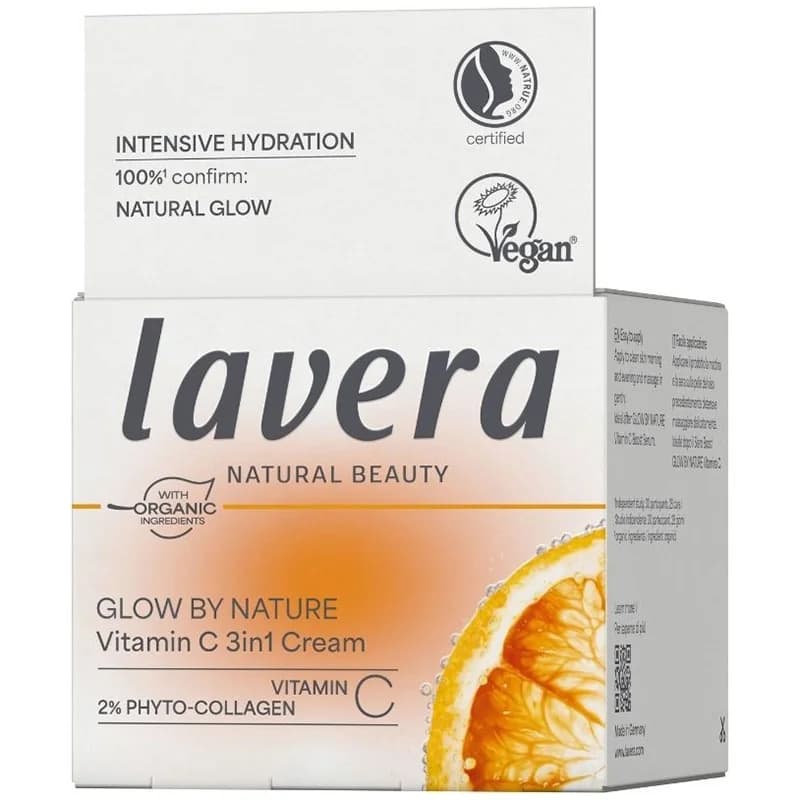 lavera naturkosmetik lavera NATURKOSMETIK Натурален Крем 3 в 1 Glow by Nature Витамин С 50 мл, cheap.bg