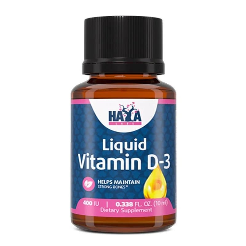 haya labs HAYA LABS Liquid Vitamin D-3 (витамин D-3) 400iu 10мл, 1 бр, cheap.bg
