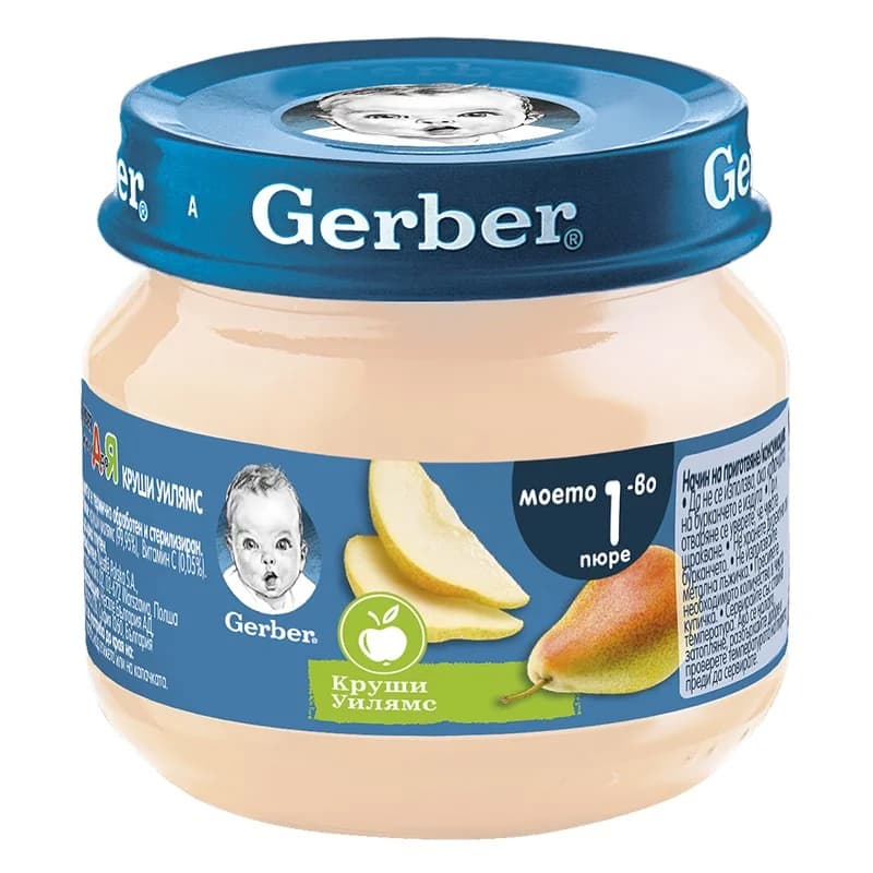 gerber Гербер Пюре Круши Уилямс 80 г, cheap.bg