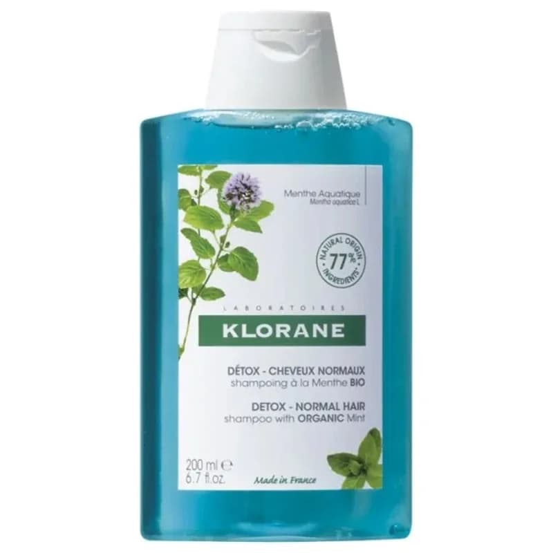 klorane KLORANE Mint Детоксикиращ Шампоан За Всеки Тип Коса С Водна Мента 200мл 1 бр, cheap.bg