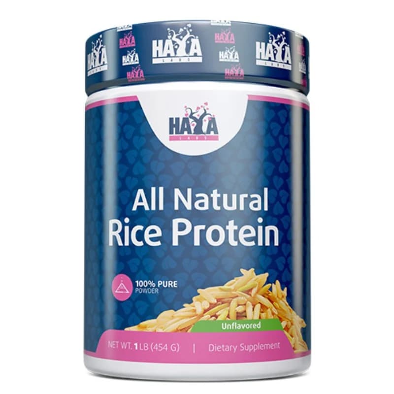 HAYA LABS 100% All Natural Rice Protein Unflavored 1 бр, eBag