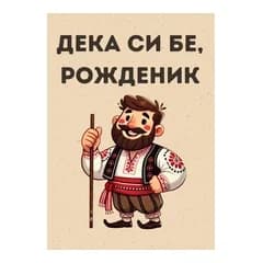 crazy store CRAZY STORE КАРТИЧКА ДЕКА СИ БЕ РОЖДЕНИК, Техномаркет