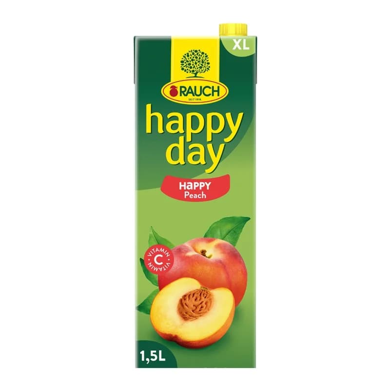 Раух Плодова напитка Rauch Happy Day Happy Праскова 35% 1.5 л, eBag