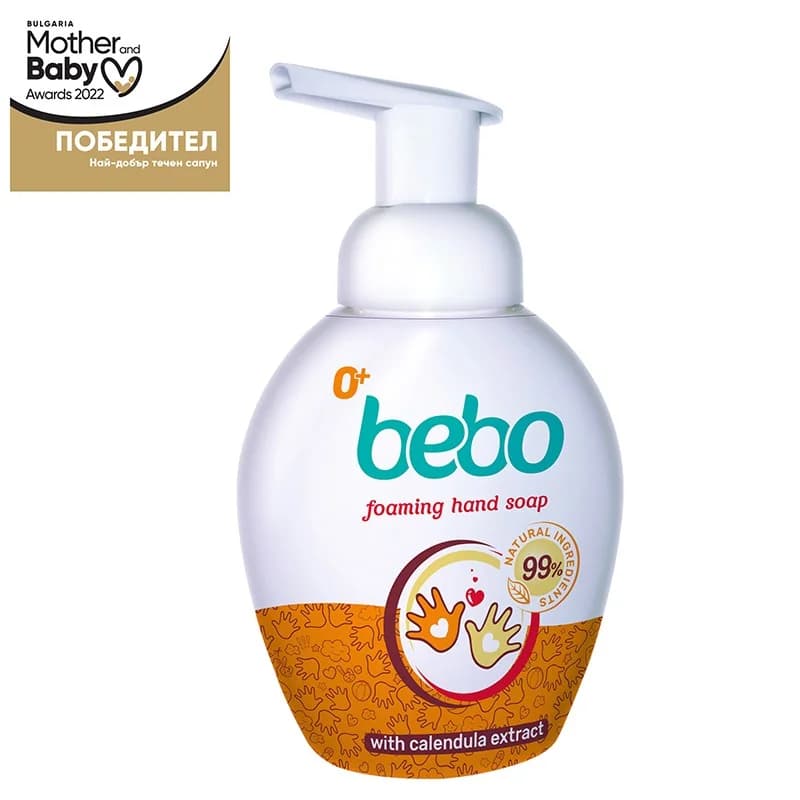bebo Бебо Течен Сапун на Пяна 99% Натурален с Екстракт от Невен 0г+ 300 мл, cheap.bg