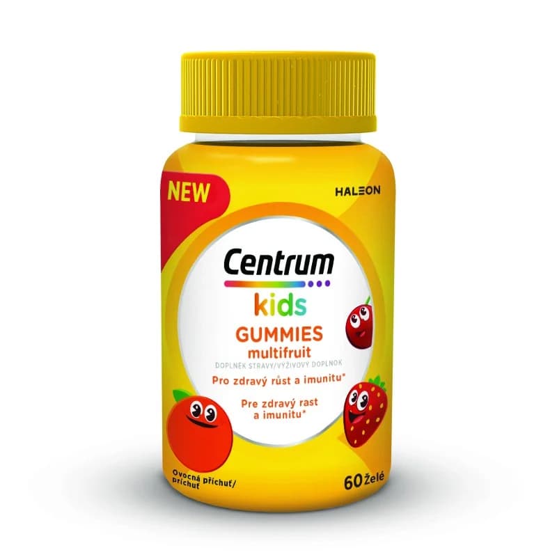 centrum CENTRUM Центрум Kids Multifruit Желирани Мултивитамини За Деца 60 Таблетки 1 бр, cheap.bg