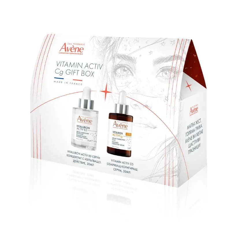 AVENE Комплект Hab3 Серум Концентрат За Лице 30мл + Vacg Озаряващ Коригиращ Серум 30мл 1 бр, eBag