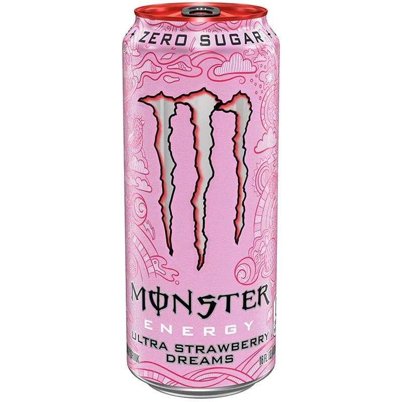 monstar Монстър Енергийна Напитка Monster Ultra Strawberry Dreams без Захар 500 мл, cheap.bg